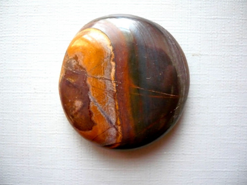 Placka - tygří kůže 34 mm, č.270f