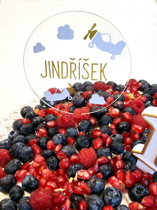 Dortový zápich - kruh - LETADÝLKA
