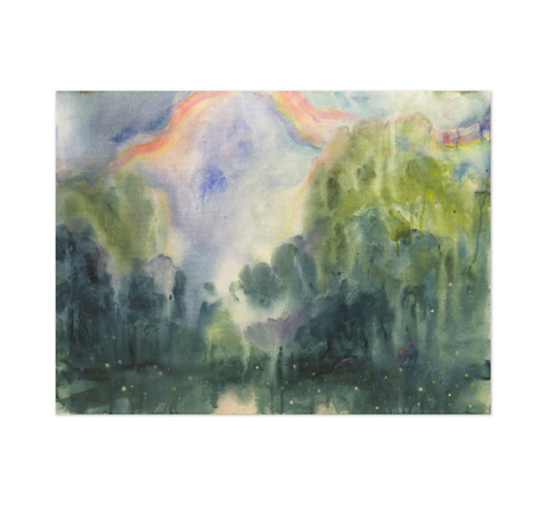 Než bude tma II. / 60x80 cm /malba na plátně