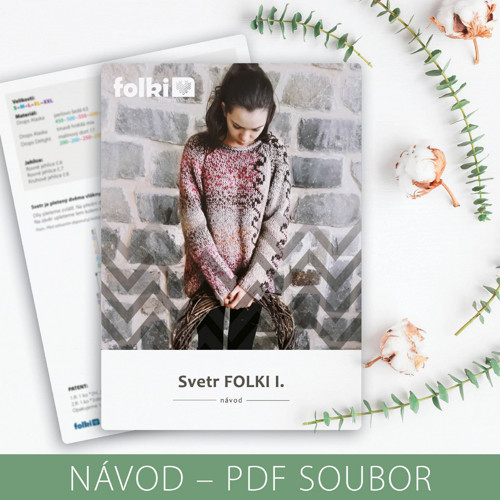 SVETR FOLKI - Návod na pletení