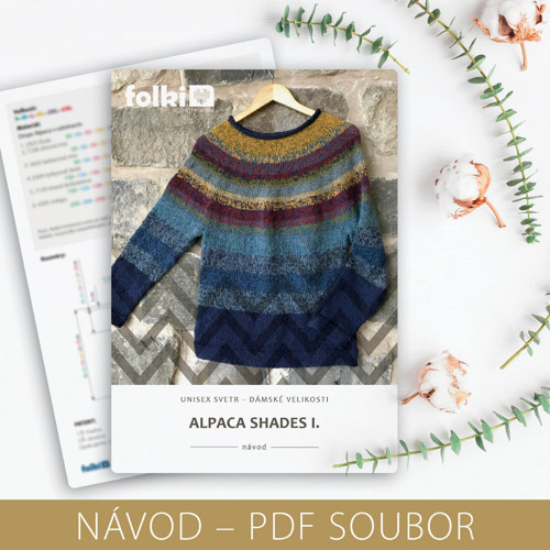 SVETR ALPAKA SHADES I. - Návod na pletení