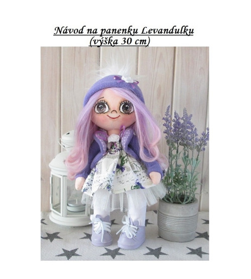 Návod Na Panenku Levandulku (30 cm)