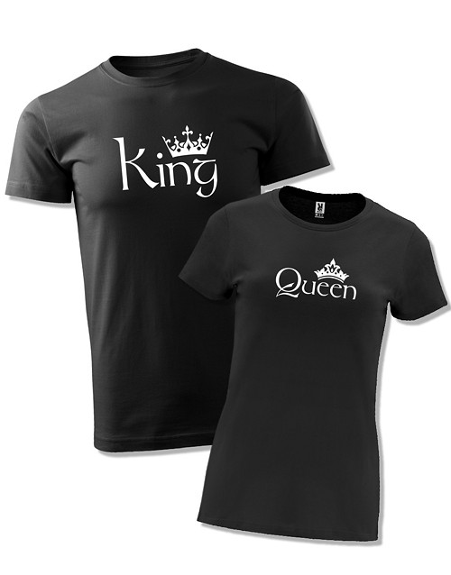 Párová trička "King & Queen"
