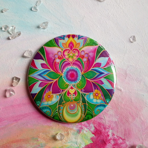 MAGNET - Mandala - Cesta srdce