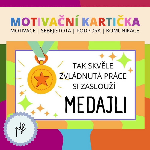 Motivační kartička - Tak skvěle zvládnutá práce...