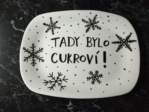 Malovaný talíř - Cukroví — foto 1