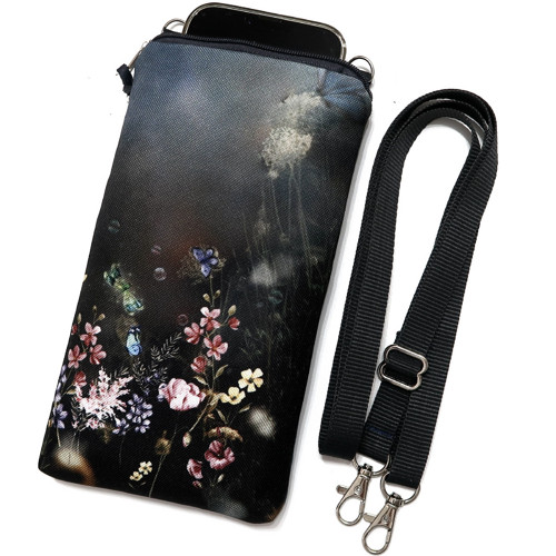 ROZKVETLÁ LOUKA - taštička crossbody na mobil
