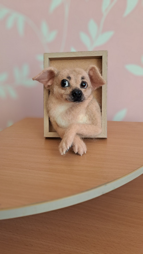 Portrét psa pro 3D volumetrický rám — foto 1