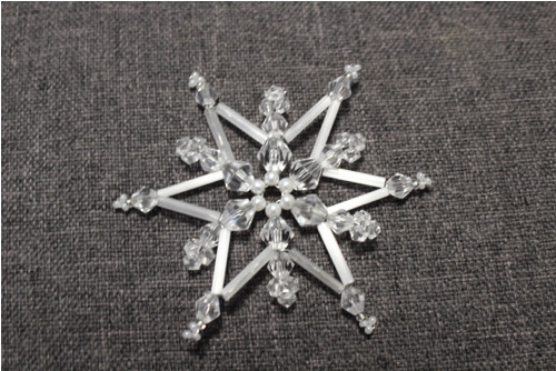 Vánoční ozdoba - hvězda - průměr 7,5 cm_23004