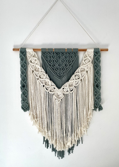 Macramé eukalyptus gold VÝPRODEJ — foto 1