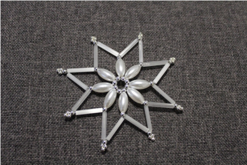 Vánoční ozdoba - hvězda - průměr 7,5 cm_23005