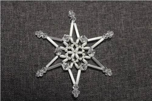 Vánoční ozdoba - hvězda - průměr 8,5 cm_23007