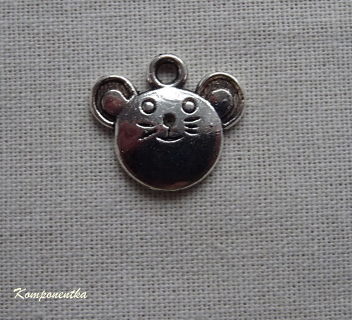 Přívěšek myška 16x14mm 1kus