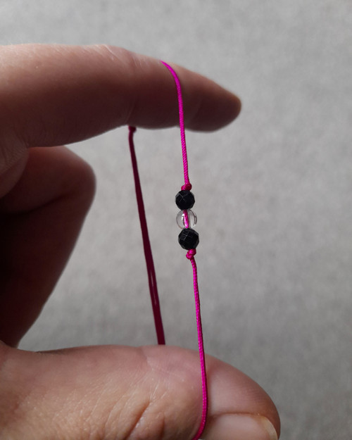 Náramek Spinel a křišťál — foto 1