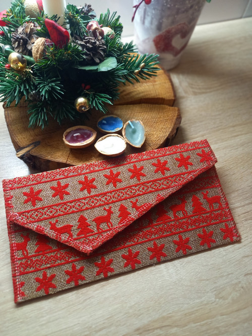Vánoční dárková obálka na hotovost ,Voucher