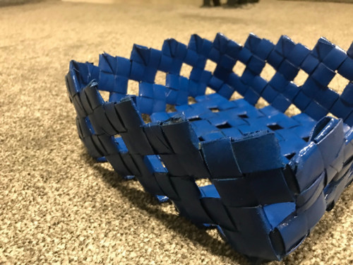 Papírový košík - recyklace