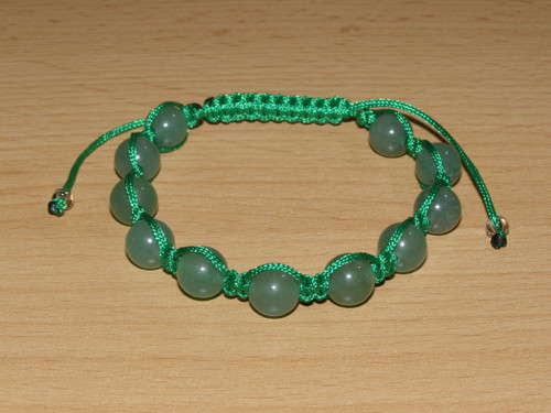 Shamballa náramek - avanturín zelený