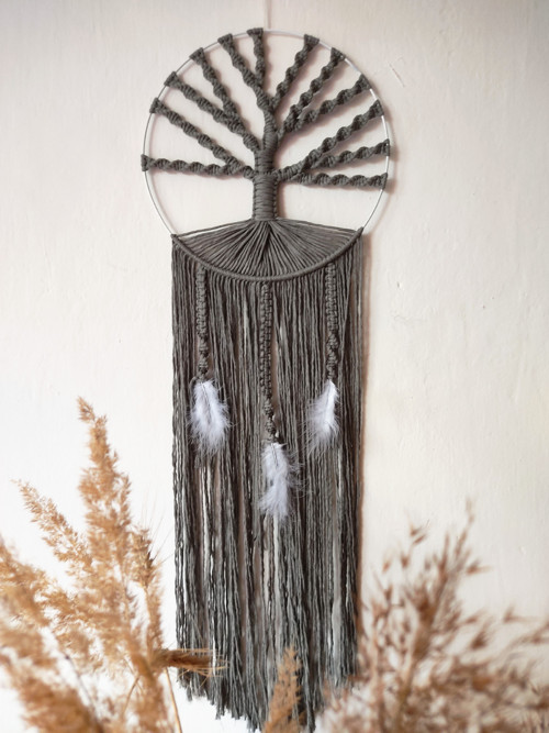 Strom života, macramé