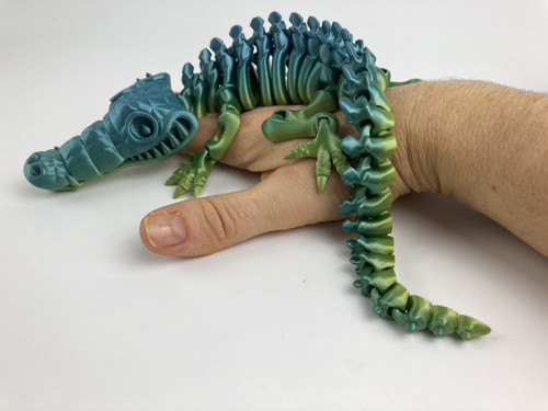 Flexi krokodýl - 3D tisk — foto 1