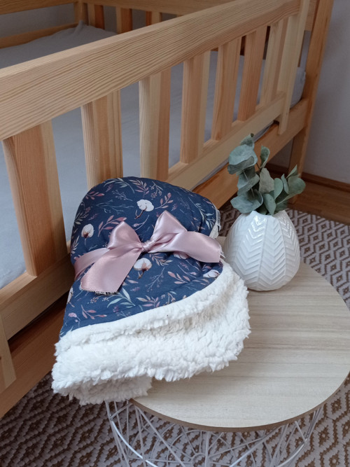 Dětská teplá deka modrá — foto 1