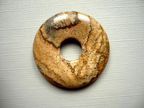 Donut 30 mm - jaspis obrázkový, č.32f — foto 1