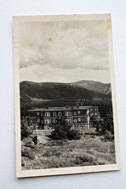 Krkonoše - Petrovka - pohled r. 1950