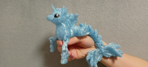Bájná mořská příšerka Koníkorožec- 20 cm - 3D Tisk