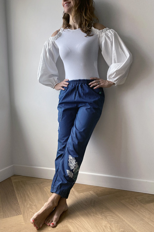 Letní gatě VENKOVSKÁ IDYLKA — foto 1