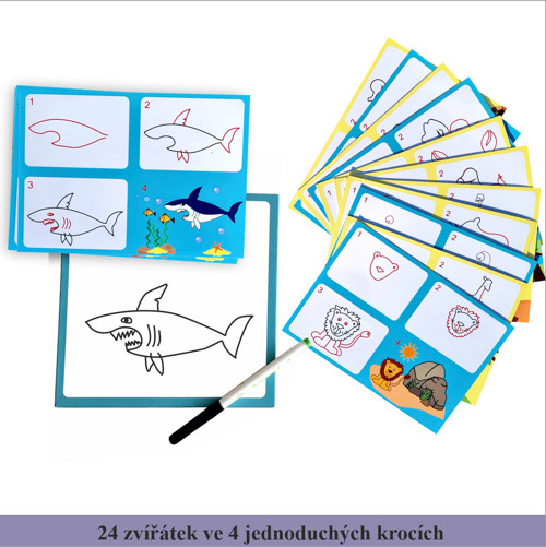 Jednoduché kreslení - zvířátka ze ZOO