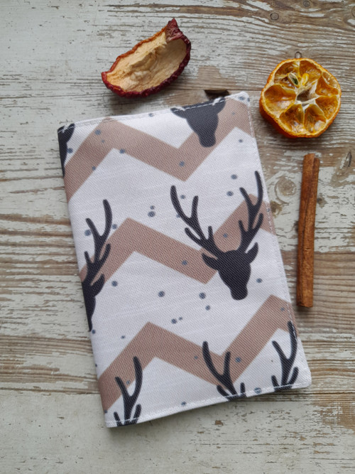 Obal na průkaz-jelení hlavy