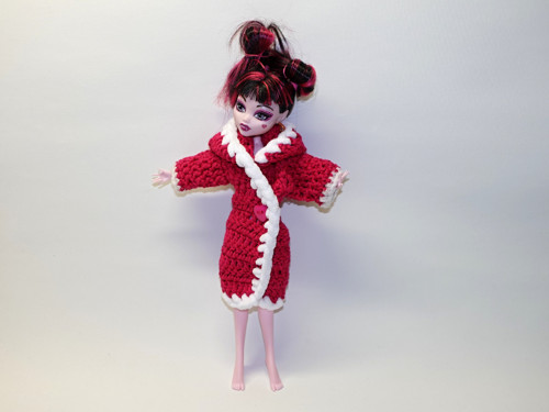 DAISY kabátek s kapuckou pro panenky Monster High