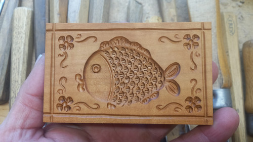 Forma rybka kachlík 6x10cm