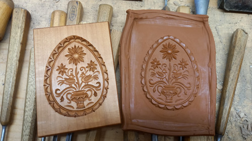 Forma na perník a keramiku vajíčko 9x7cm