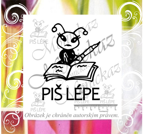 Piš lépe včelka 948. Razítko.