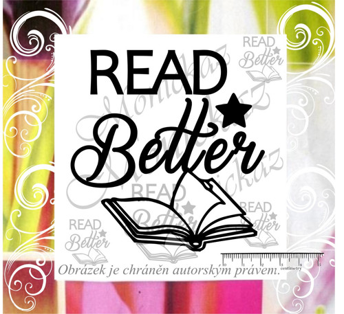 Read better AJ. Čti lépe 1158. Razítko.