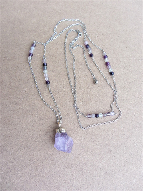 Fluoritový náhrdelník — foto 1