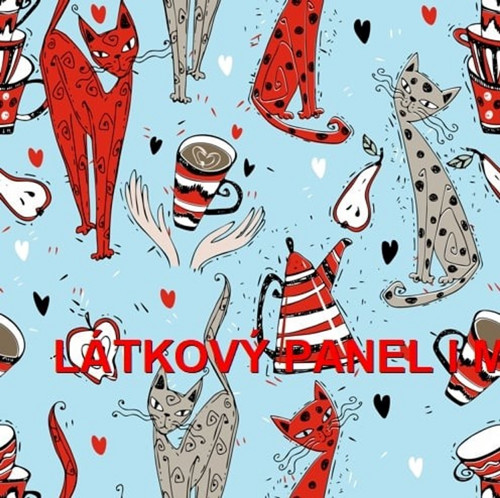 Bavlněný panel 15x15 cm - skladem — foto 1