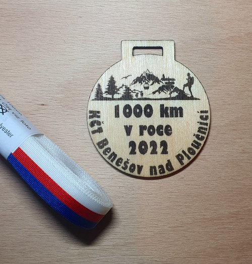 Dřevěná medaile na přání — foto 1