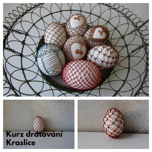 Kurz drátování - drátované kraslice