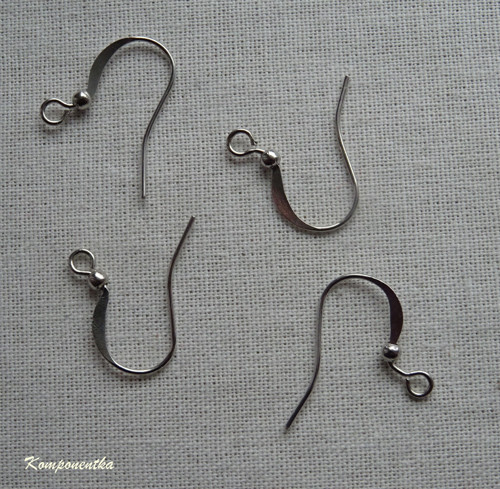 Afro háčky na náušnice 19x16mm 4páry