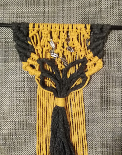 Macramé dekorace na zeď