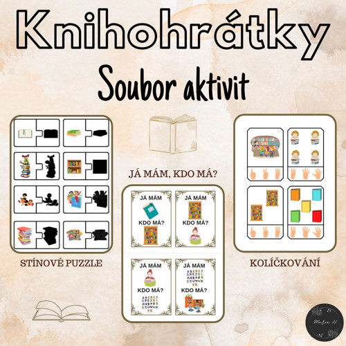 Knihohrátky, soubor aktivit — foto 1