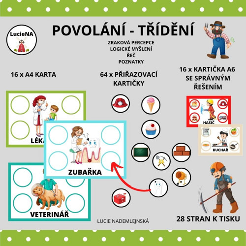 Povolání - třídění