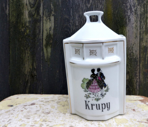 Krupy...porcelánová dóza