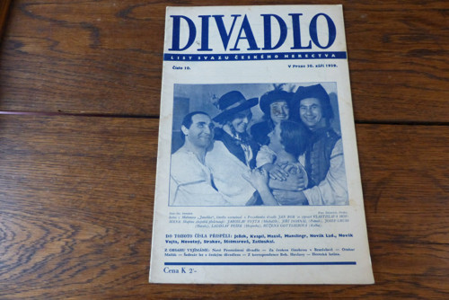 Divadlo ...časopis 10/1939 — foto 1