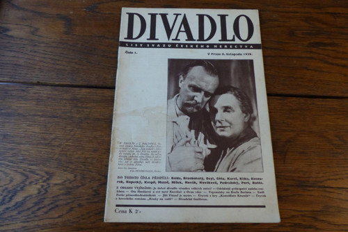 Divadlo ...časopis 1/1939