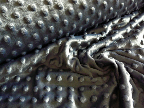 Minky tmavě šedé No.2 - šíře 150cm