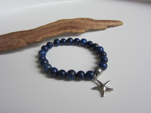 Náramek Hvězdice mořský - lapis lazuli ...