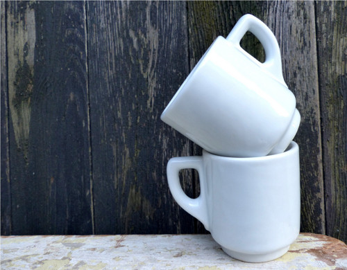 Silná káva... silnostěnný hrnek , porcelán Puls