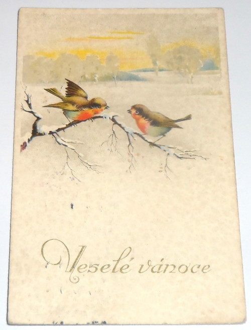 Vánoční POHLEDNICE, Veselé vánoce, 1940 — foto 1